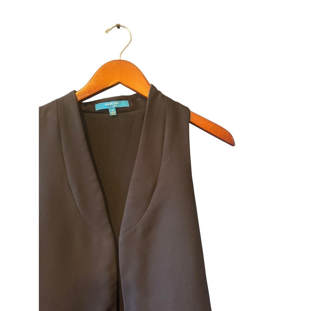Derek Lam | Structured Midnight Black Vest  | Size XS